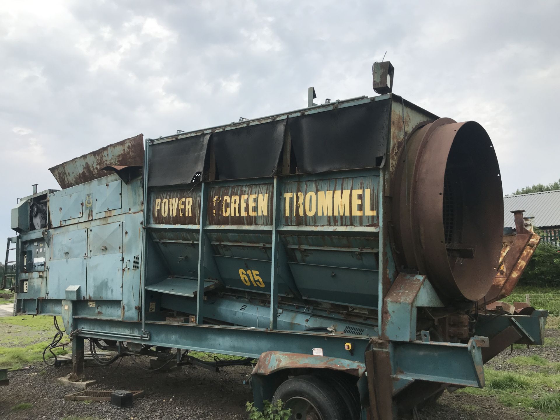 Power Screen 615 Trailer Mounted Trommel, serial no. 9400702, (please note 5% Buyers Premium + VAT