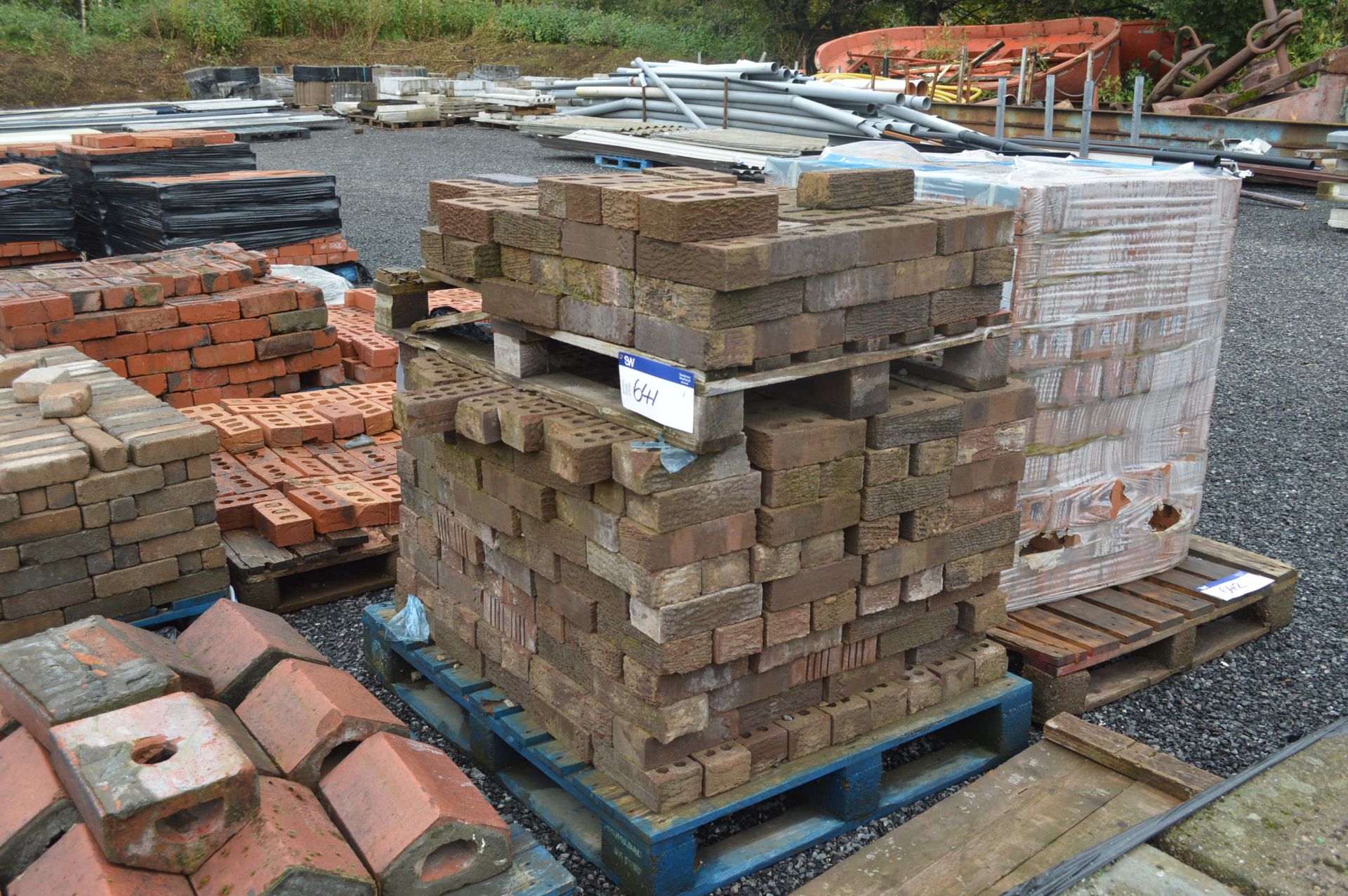 Assorted Bricks, as set out on one pallet