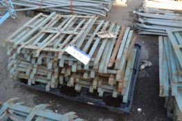 Approx. 25 Fence Panel Feet, as set out on pallet