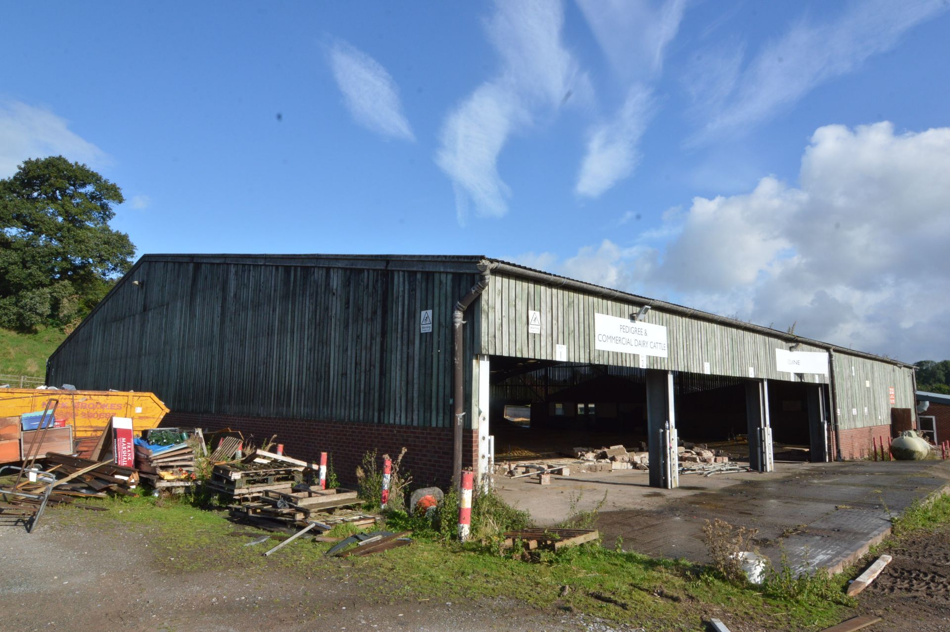 BOLTED SECTIONAL GALVANISED STEEL SINGLE PORTAL FR - Image 14 of 15