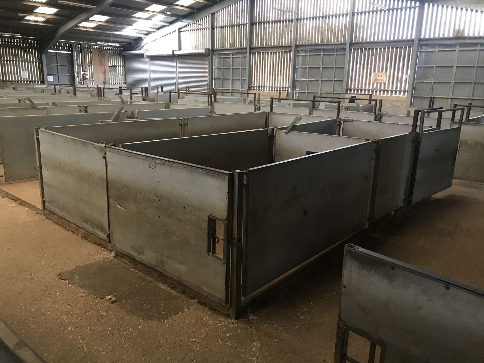 Approx. 38 Galvanised Steel Sheep Pen Gates & 26 P - Image 3 of 5