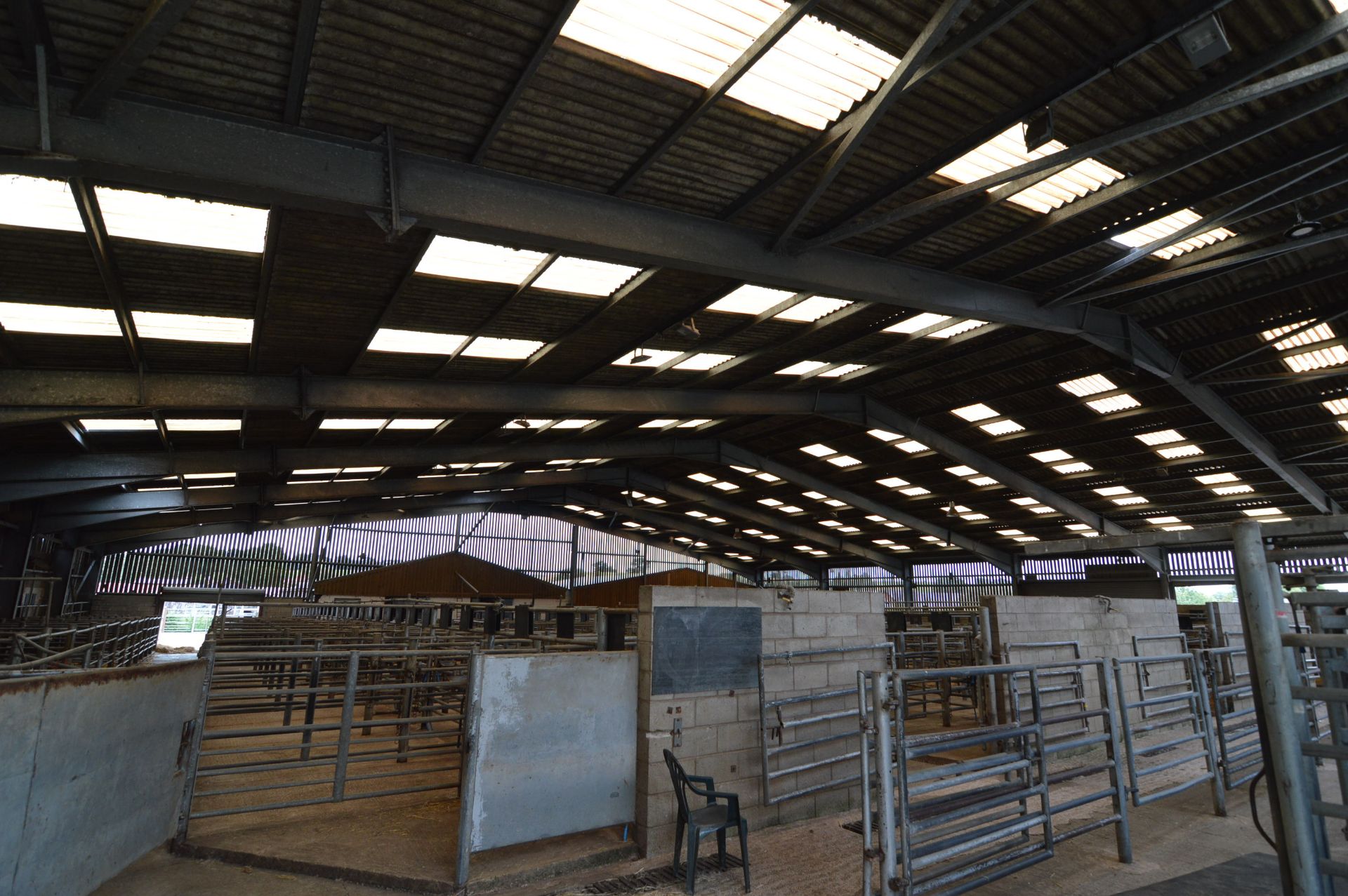 BOLTED SECTIONAL GALVANISED STEEL SINGLE PORTAL FR - Image 3 of 15