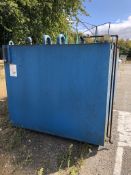Bunded Diesel Tank, approx. 2.75m x 1.85m x 1.53m, lift out charge - £30