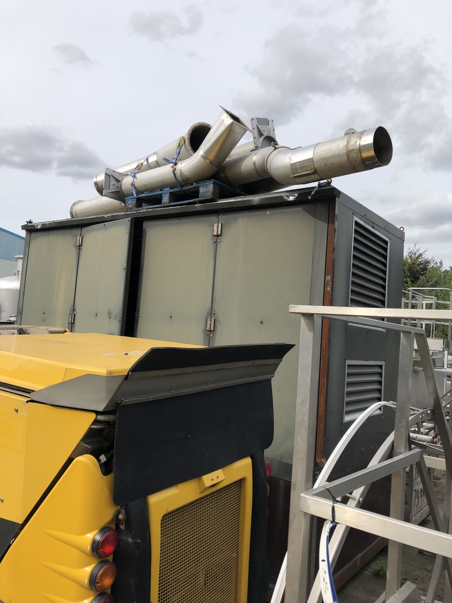 Two Lochnivar Gas Water Heaters, in container, with chimneys, lift out charge - £100 - Image 4 of 7