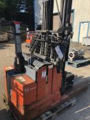 BT LSR 1200/2 1200kg Reach Truck, serial no. 440961AA, year of manufacture 2002, lift out