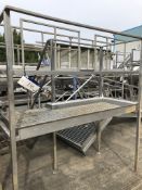 Four Step Inspection Gantry, approx. 1.9m x 0.8m x 2m high, lift out charge - £30