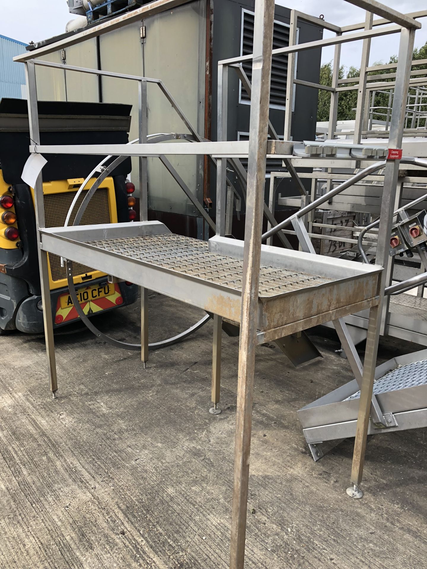 Four Step Inspection Gantry, approx. 1.9m x 0.8m x 2m high, lift out charge - £30 - Image 2 of 2