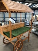 Market Stall, approx. 1.6m x 0.9m x 2.1m high, lift out charge - £20