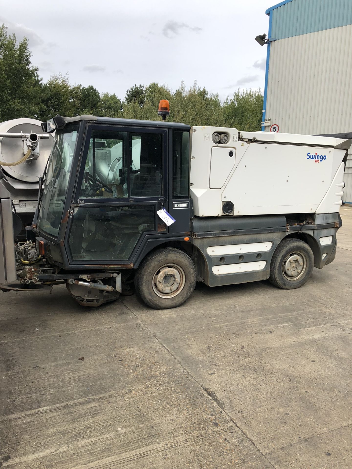 Schmidt Swingo 200 Road Sweeper, registration no. AE59 AOV (understood to require attention - non-