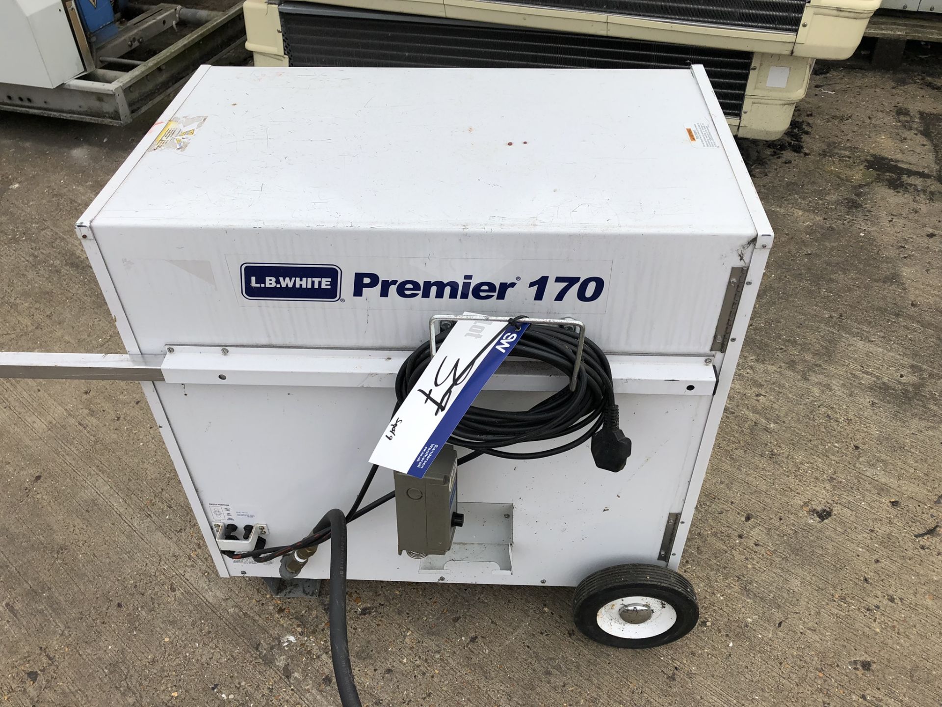 LB White Premier 170 TS Mobile Heater, lift out charge - £20