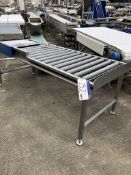 Roller Conveyor, approx. 2.1m x 0.75m x 0.75m high, lift out charge - £30