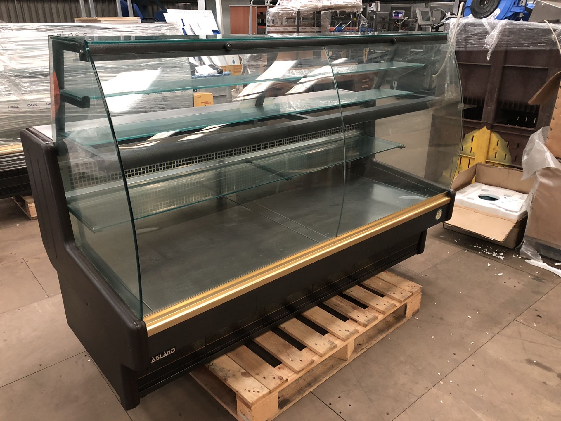 Two Refrigerated Display Cabinets, approx. 1.8m x 0.9m x 1.45m high, lift out charge - £40 - Image 3 of 6