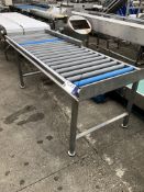 Roller Conveyor, approx. 2.1m x 0.75m x 0.75m high, lift out charge - £30