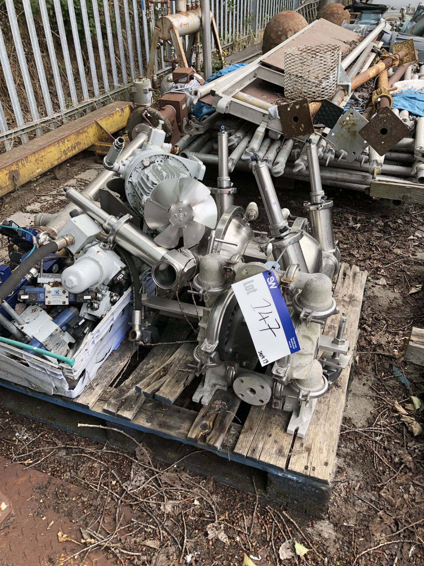 Pallet of Various Pumps, lift out charge - £30