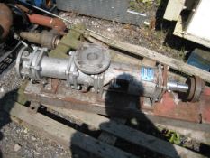 Waukesha Cherry Burrell Gear Pump, with 0.75kW dri