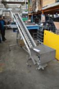 Mobile Stainless Steel Screw Auger, approx. 2.7m l