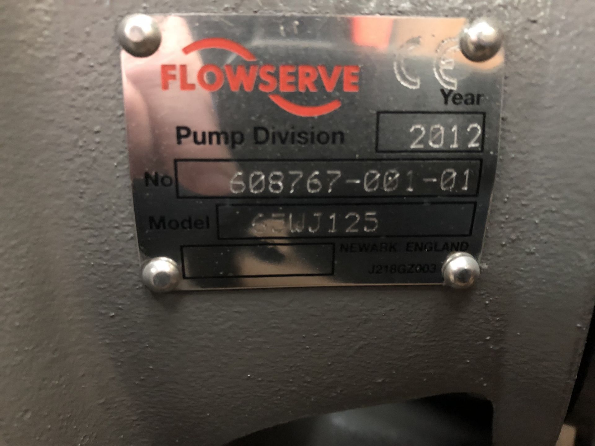 Flowserve Pump, plant no. 69, loading charge - £10 - Image 7 of 7