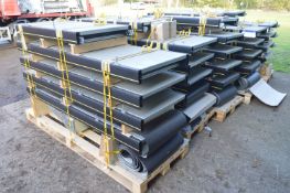 Five x 10m x Interroll 590mm wide (on belt) FLAT B