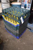 12 Plastic Stacking Trays, each approx. 700mm x 60