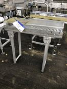 Roller Conveyor, with cover, dimensions approx. 1m