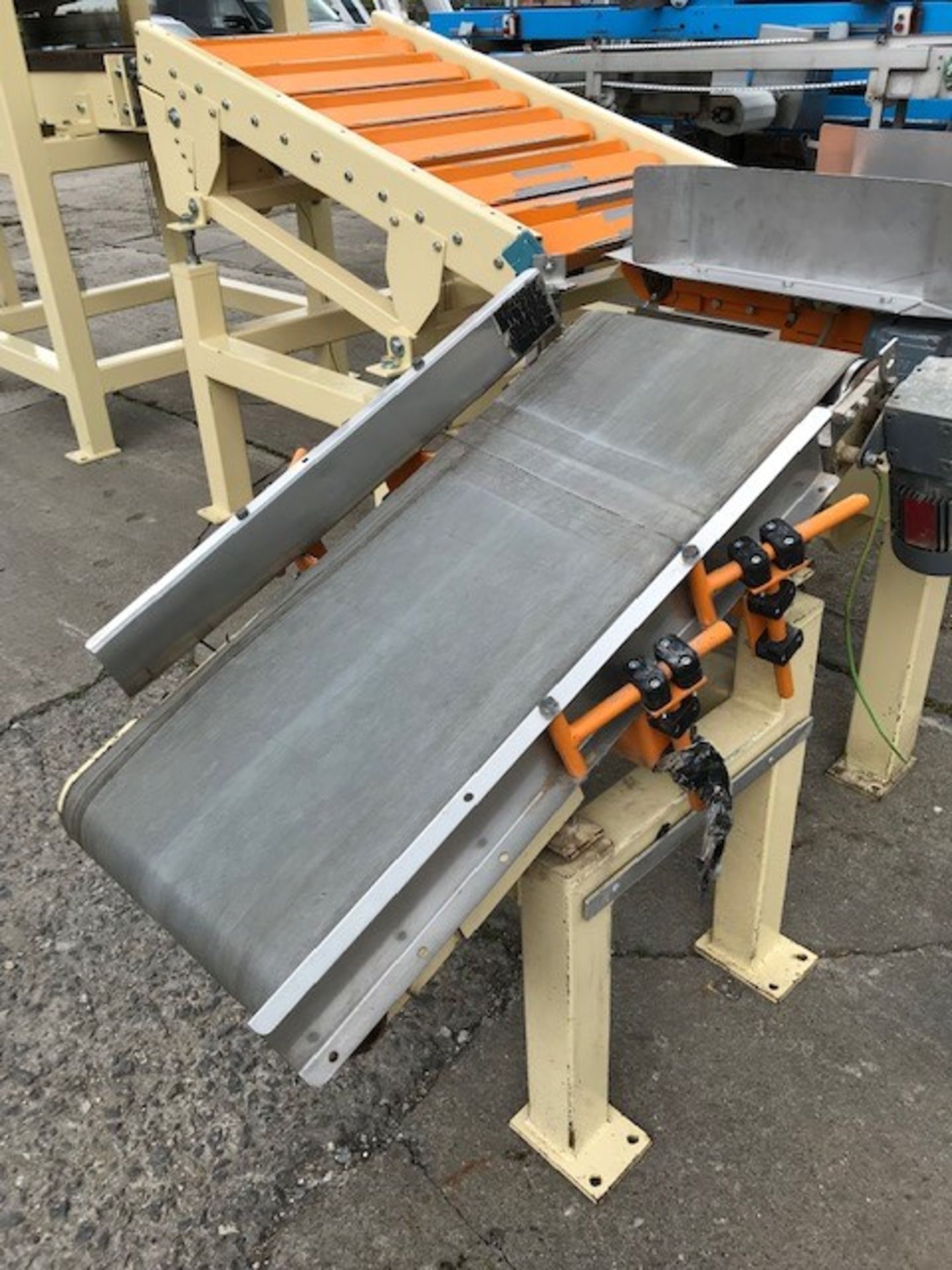 SACK FEED CONVEYOR SYSTEM, all 500mm wide, belt co - Image 7 of 7