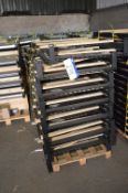 15 Interroll Fabricated Steel Conveyor Stands, eac