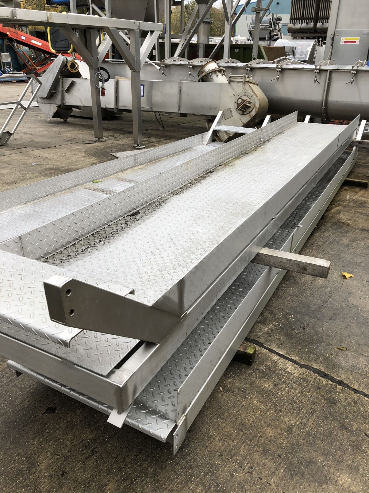 Three Stainless Steel Gantry/ Walkways, dimensions - Image 2 of 2