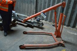 and Hydraulic Workshop Engine Crane Hoist (lot loc