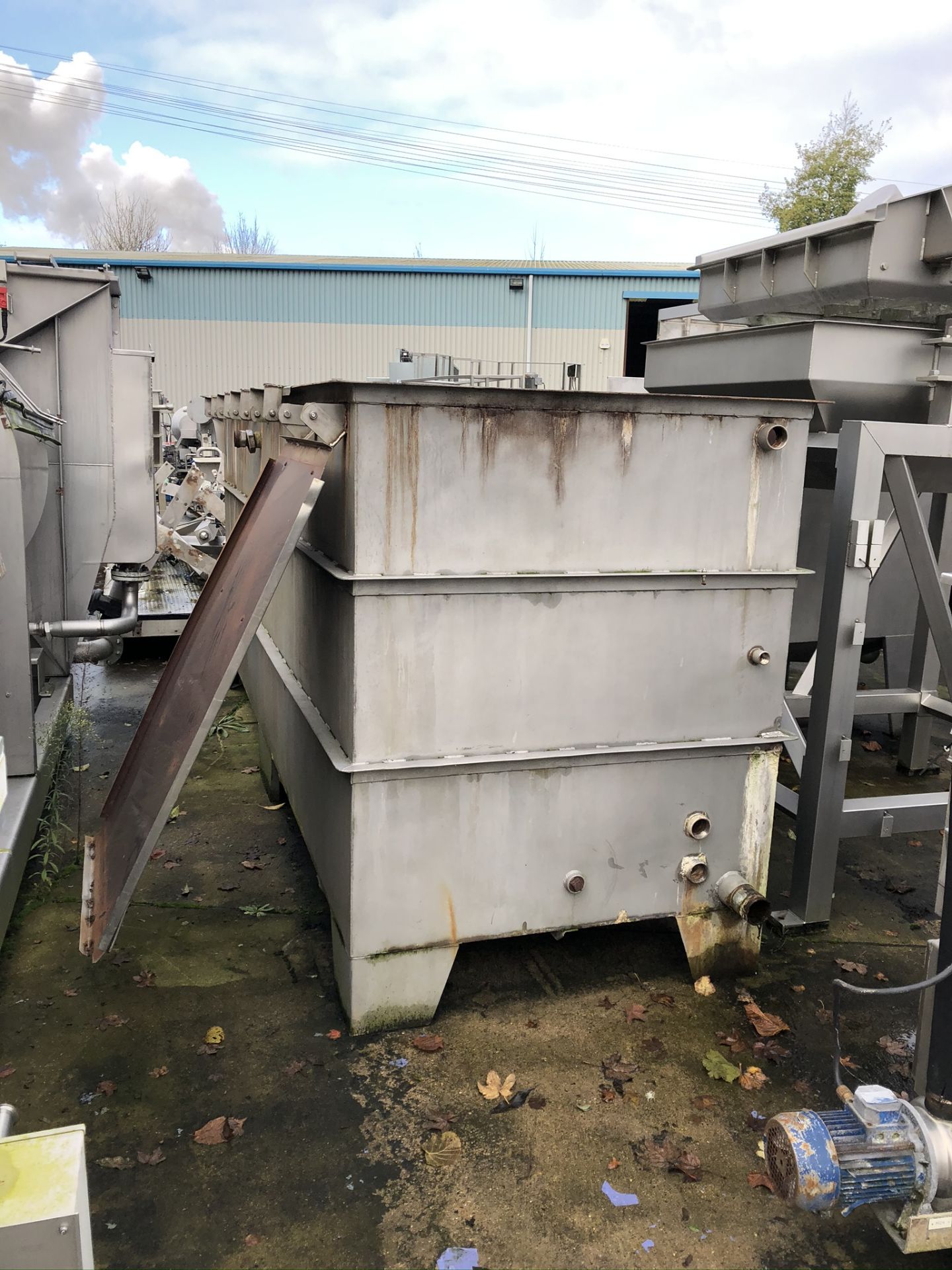 Stainless Steel Tank, with lids, dimensions approx - Image 6 of 6