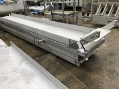 Three Stainless Steel Gantry/ Walkways, dimensions