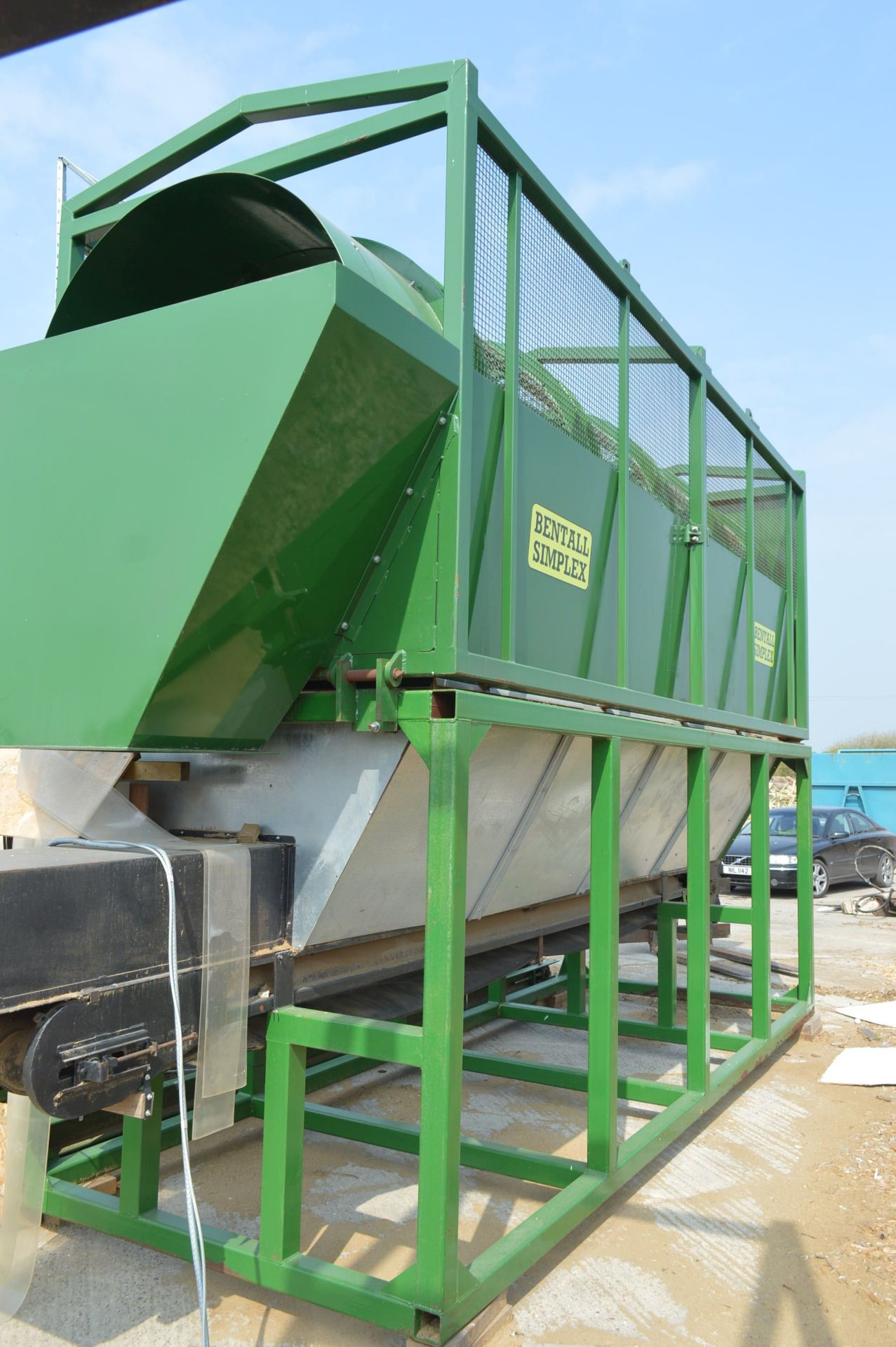 TROMMEL SEPARATOR SCREEN, approx. 1.5m dia. x 4.5m - Image 7 of 18