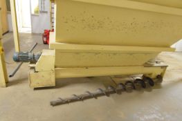 Taper Discharge Conveyor, approx. 300mm x 2.8m, wi
