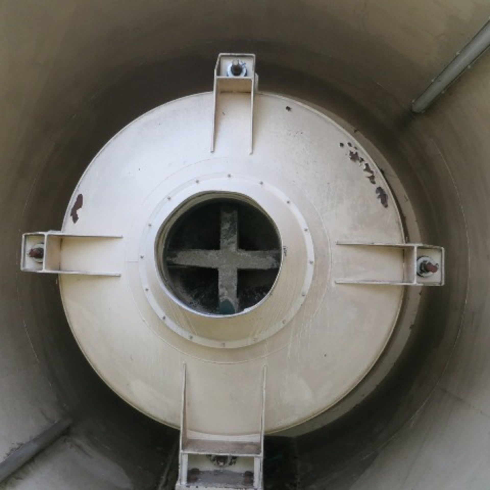 Mild Steel Silo, 3.5m inside dia. with insulation - Image 12 of 20