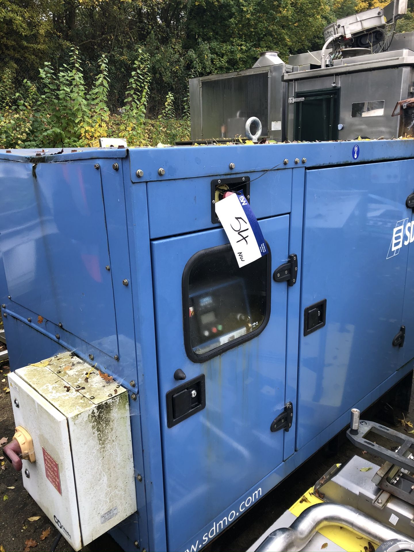 SDMO J66K0709753 66kVA Generator, with John Deere