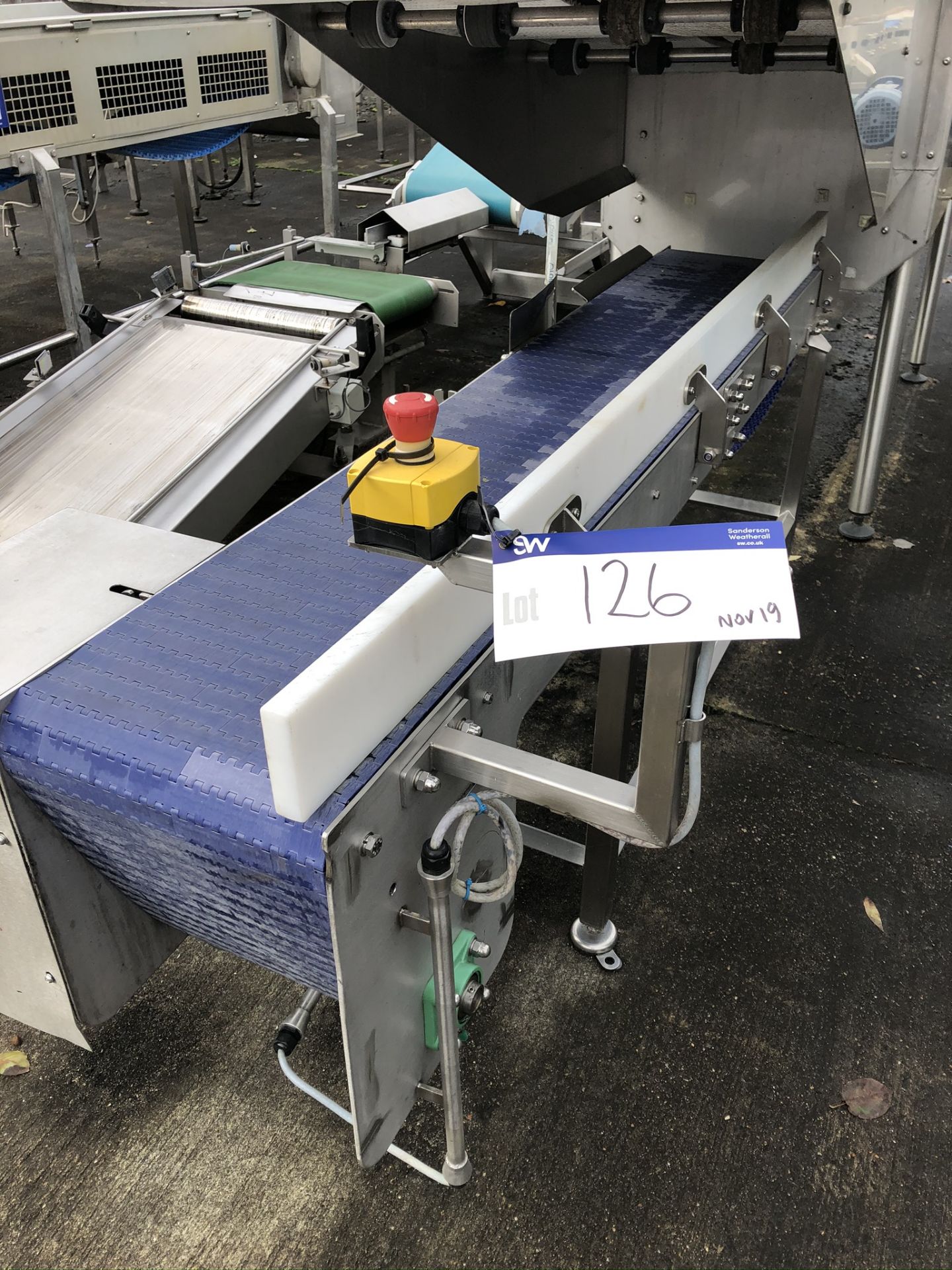 Introlux Belt Type Conveyor, dimensions approx. 35 - Image 2 of 3