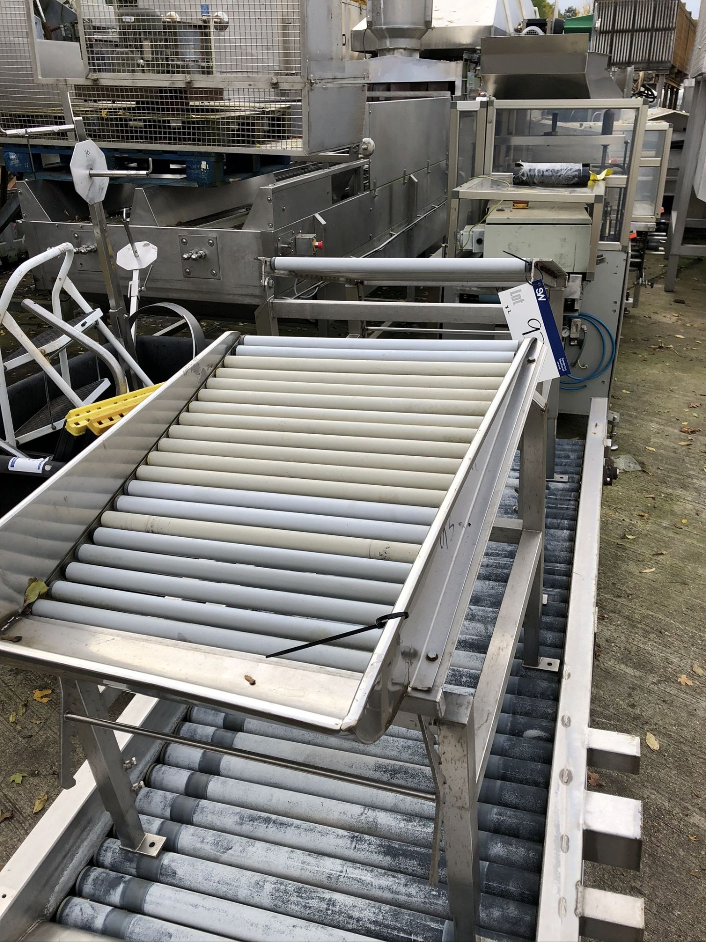 Two Roller Conveyors, dimensions approx. 0.8m x 0. - Image 2 of 3