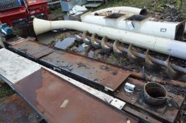 300mm dia. Screw Conveyor, approx. 4.3m long, with