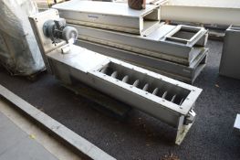 Guttridge STAINLESS STEEL 300mm dia. HOPPER DISCHARGE CONVEYOR, serial no. 594387-18-1, year of