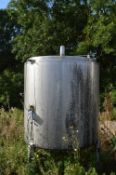 SRS BK1-EL 2000 litre INSULATED STAINLESS STEEL TANK, serial no. 4969, year of manufacture 2002,