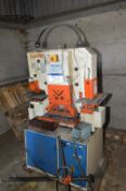 Sunrise IW-60K HYDRAULIC METAL WORKER, serial no. 348198, year of manufacture 2004, with punch