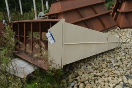 Sloping Bottom Hopper, approx. 2.95m x 900mm x 1.95m deep