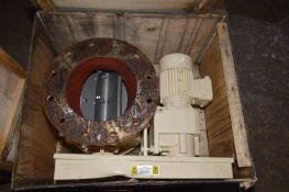 GEARED MOTOR DRIVEN ROTARY AIR SEAL, not installed, unused, understood to be manufacture by