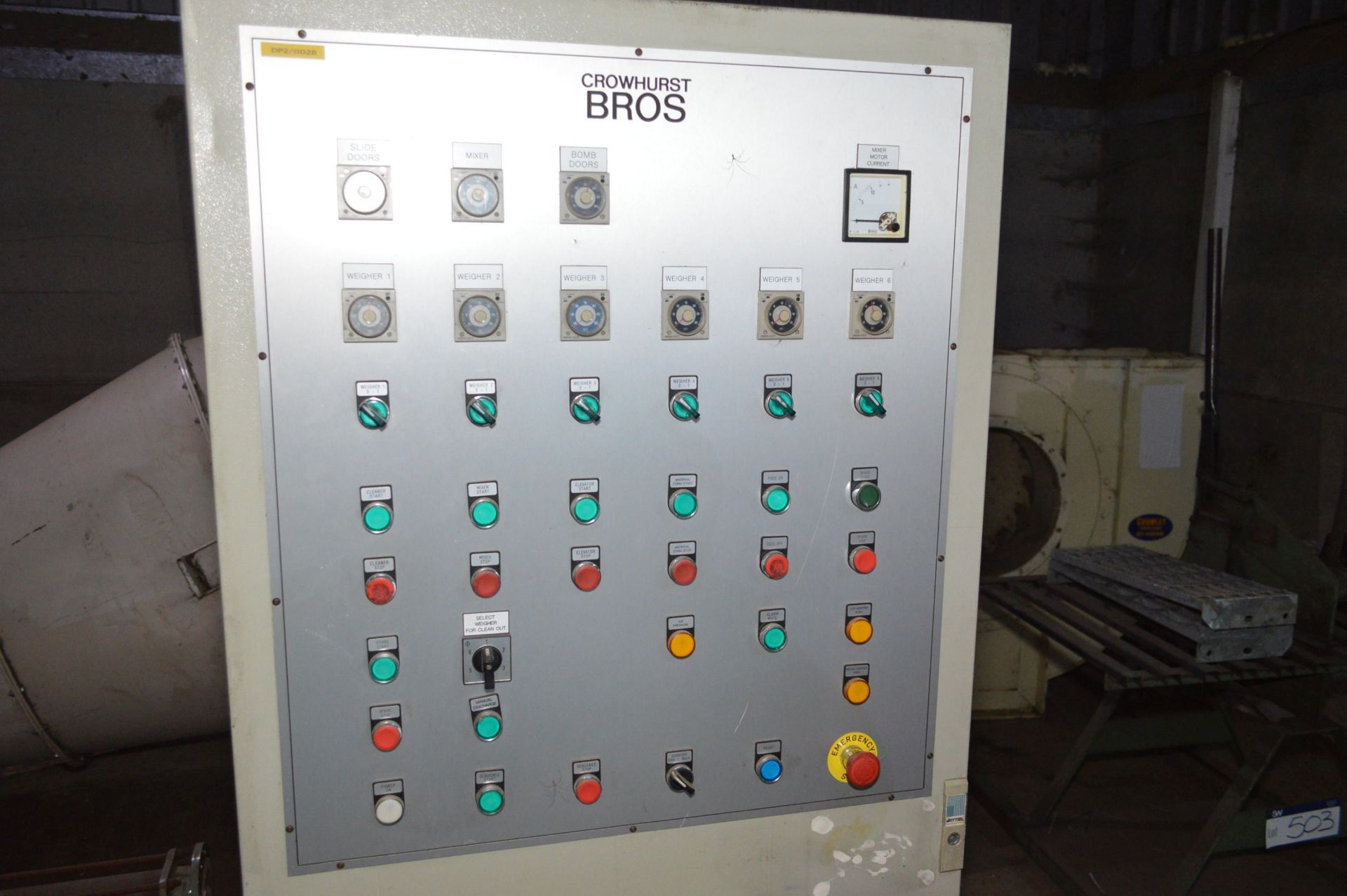 Single Door Control Cabinet (weighers and mixer) - Image 2 of 2