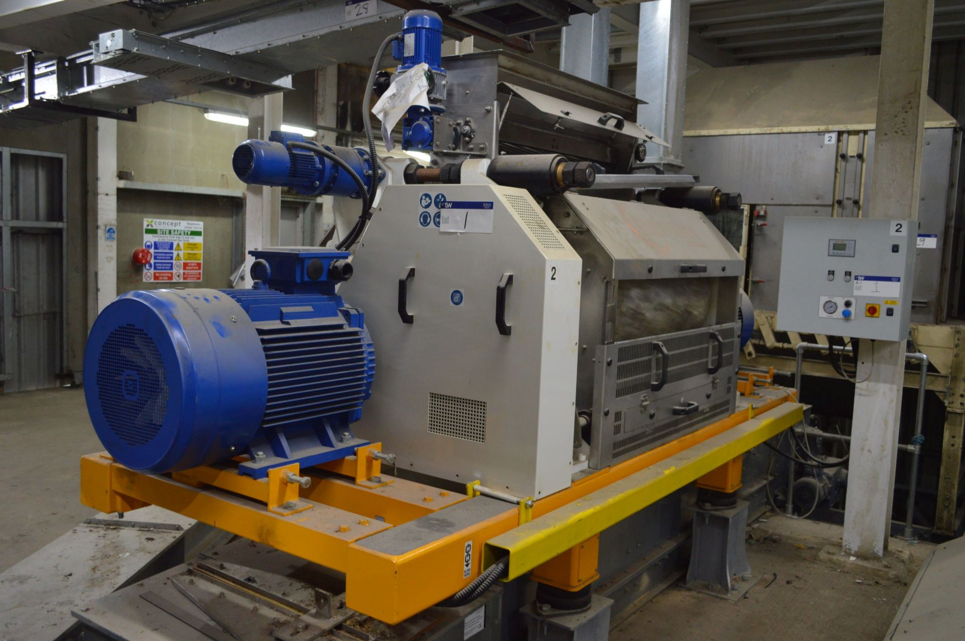2016 ER & F Turner 600 x 1250 ROLLER FLAKING MILL, serial no. 16-03111, year of manufacture 2016, - Image 2 of 10