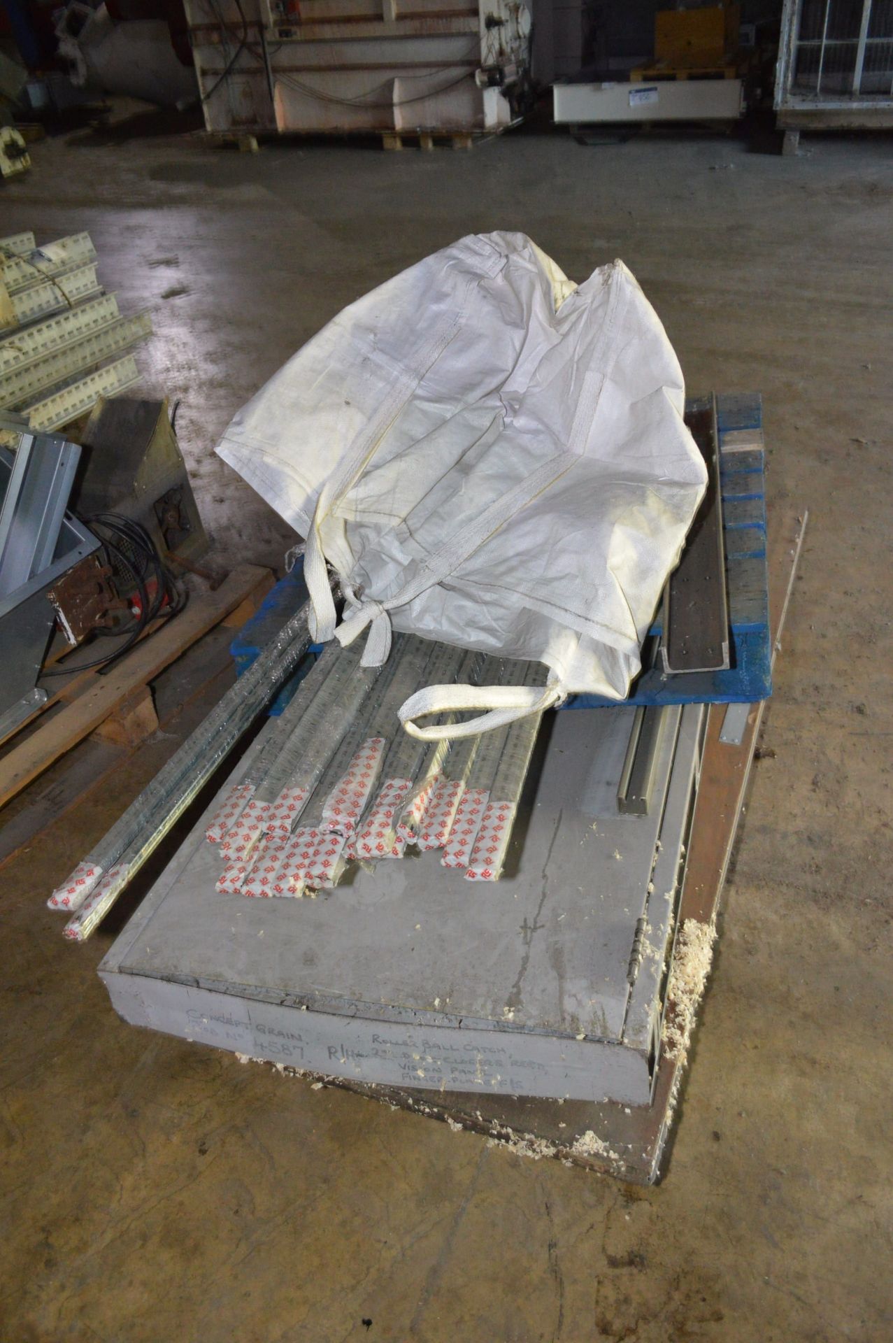 Assorted Equipment, on pallet, including steel door - Image 2 of 2
