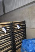 15 Interroll Fabricated Steel Conveyor Stands, each stand approx. 830mm x 1.28m high, on one