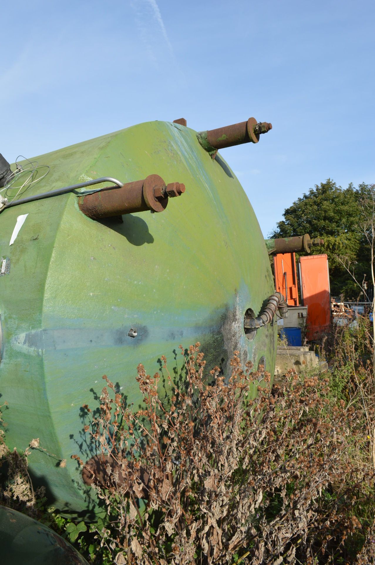 Briggs Insulated Stainless Steel Vertical Storage Tank, approx. 3m dia. x 5.3m deep, working - Image 5 of 5