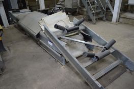 Guttridge GALVANISED STEEL CASED TROUGH BELT CONVEYOR, serial no. 594378, ref. CBT02, year of