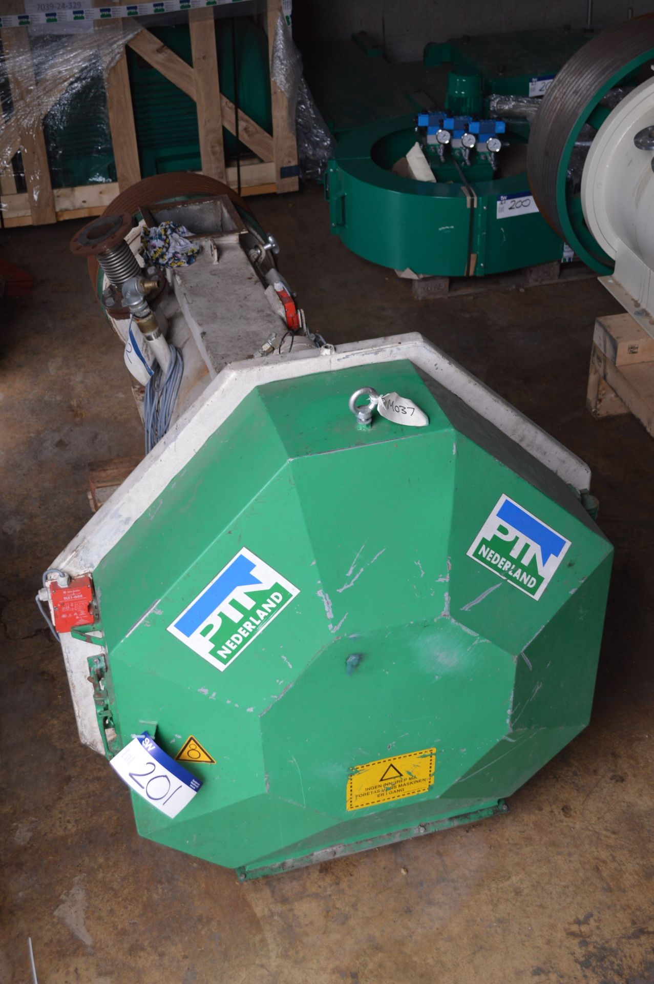 PTN BOA 500 x 1500 COMPACTOR, serial no. 132-95-003, CE1995, with electro/ hydraulic power pack & - Image 3 of 16