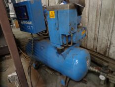 Boge CL7 Receiver Mounted Air Compressor, serial n